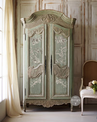 Alaina Toile Decor Transfer - French Inspired Transfer, Decor Transfer, 24″x35″, cut into 2 sheets
