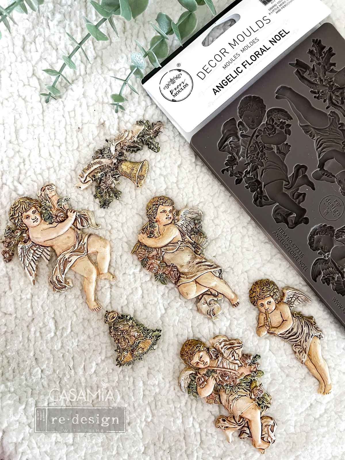 Decor Moulds® - Angelic Floral Noel
