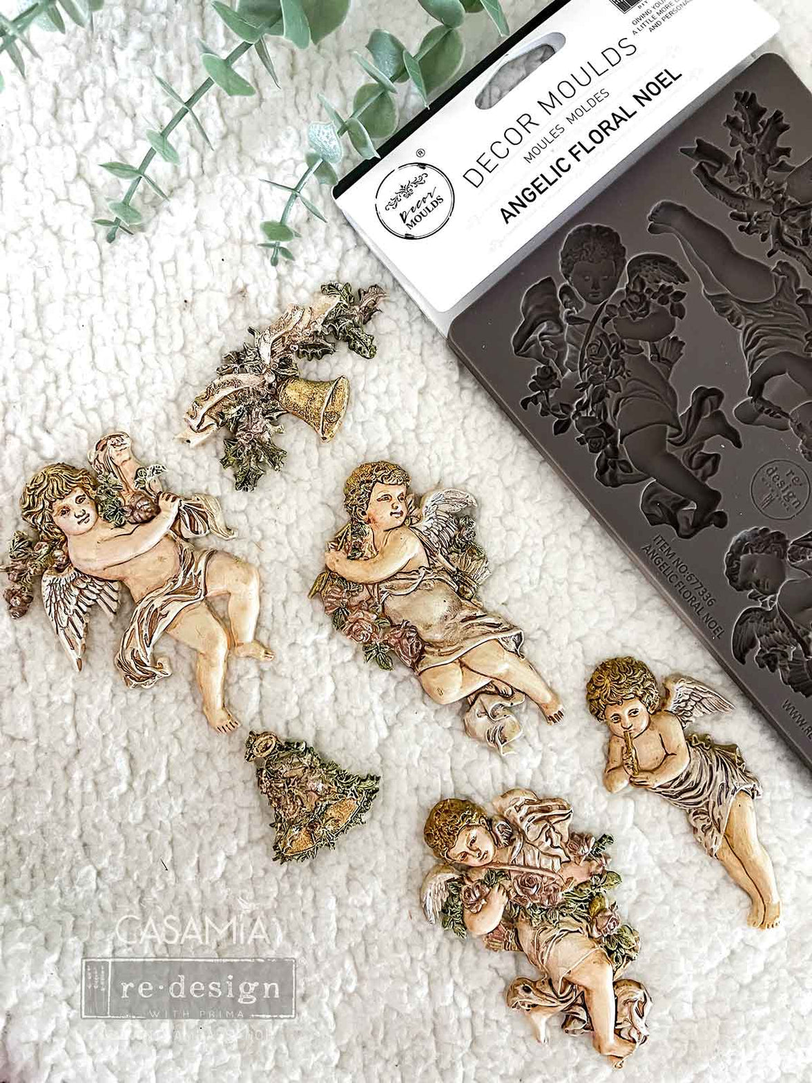 Decor Moulds® - Angelic Floral Noel