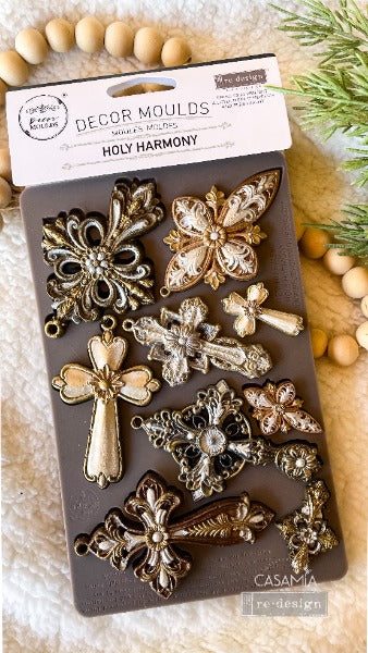 Decor Moulds® - Holy Harmony - 1 pc, 5"x8"x8mm