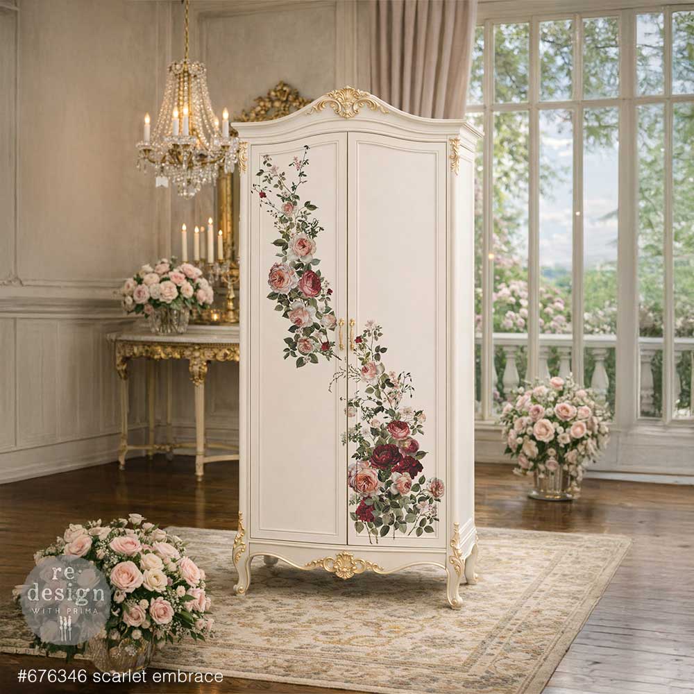 Decor Transfers® - Scarlet Embrace