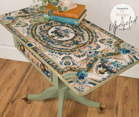 Double Delight Decoupage Fiber Paper Set - Serenade In Blue, French Inspired Paper