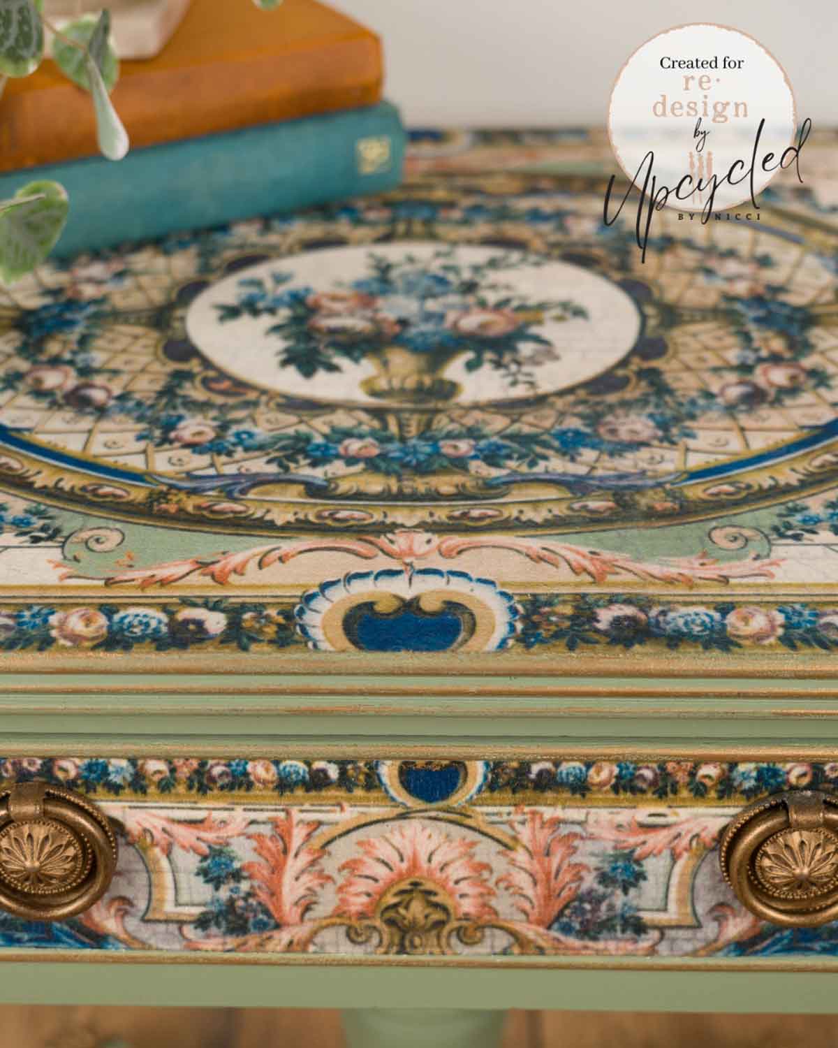 Double Delight Decoupage Fiber Paper Set - Serenade In Blue, French Inspired Paper