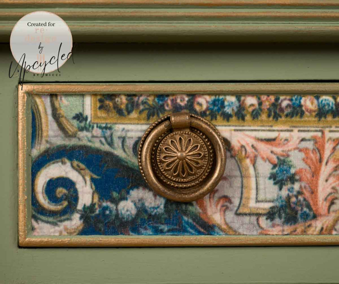 Double Delight Decoupage Fiber Paper Set - Serenade In Blue, French Inspired Paper