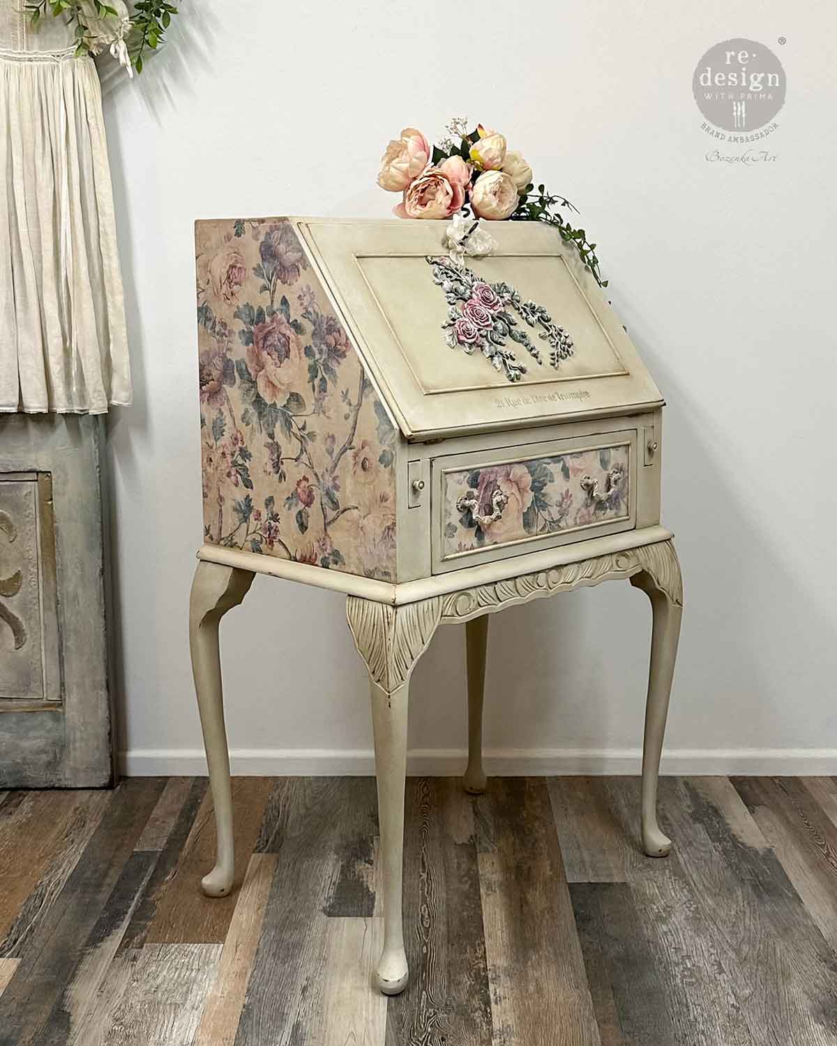 Timeless Blooms Fiber Paper, Kacha Paper