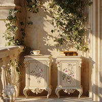 Middy Transfers® - Rosette Royale, Wall Transfer, Furniture Transfer