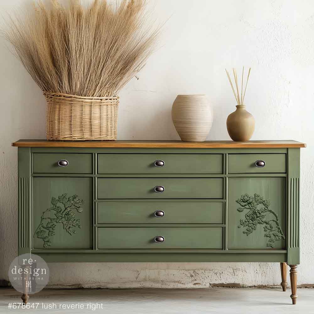 Decor Poly - Lush Reverie Right - 10.5"x7"x0.5" (26.7cmx17.8cmx1.3cm)