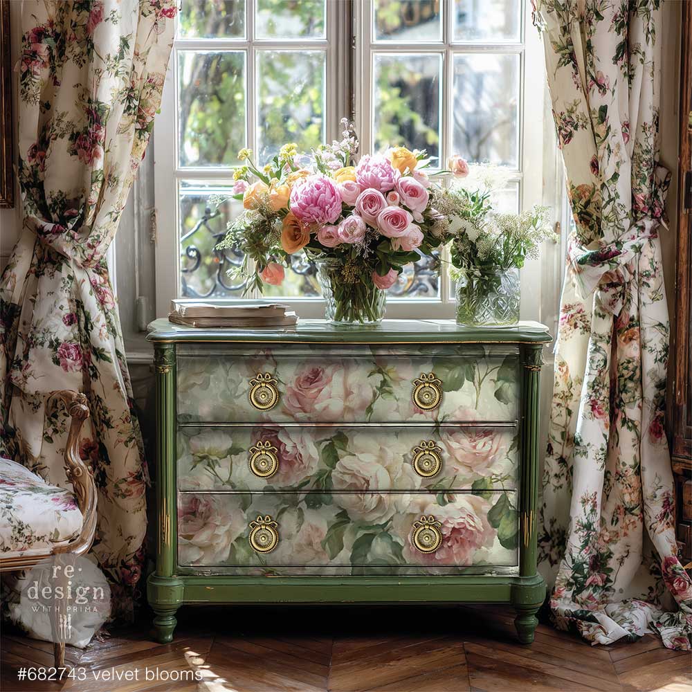 A1 Decoupage Fiber - Velvet Bloom