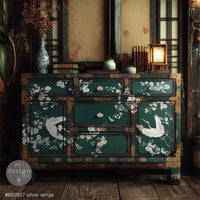 Decor Transfers® - Silver Wings - 24"x35" Transfer