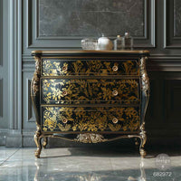 New! Luxe Foliage Transfer, Decor Transfers® Gold Foil - Luxe Foliage