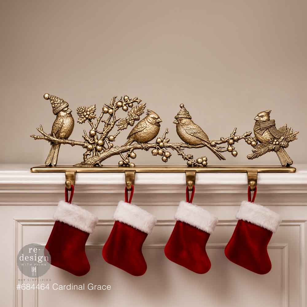 New! Cardinal Grace Mould, Decor Moulds® - Cardinal Grace Silicone Mould