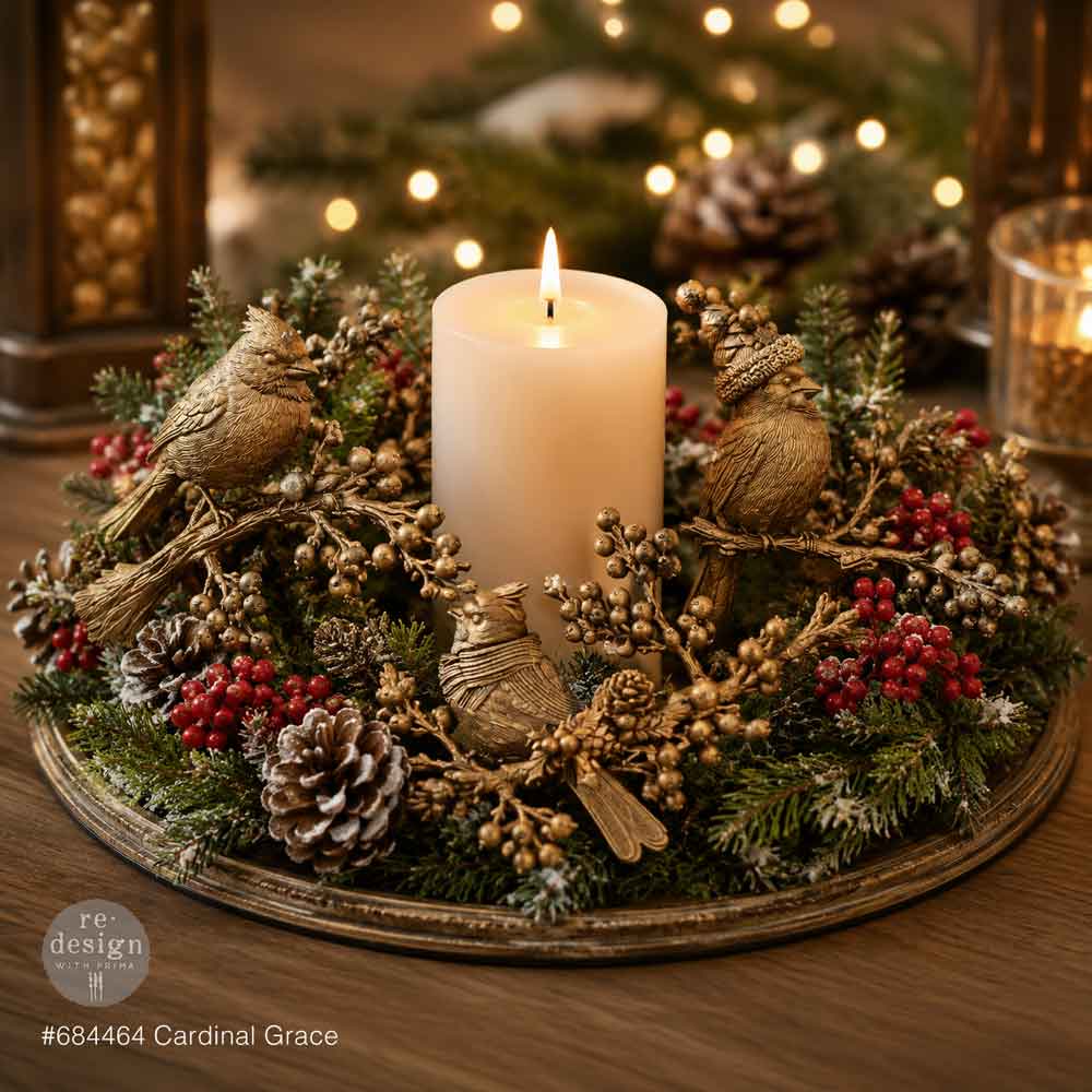 New! Cardinal Grace Mould, Decor Moulds® - Cardinal Grace Silicone Mould