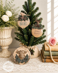 Antler Emblem, Decor Moulds® - Evergreen Antler Emblem