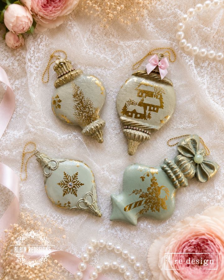 New! Winter Luxe Blanks Mould, Decor Moulds® - Winter Luxe Blanks, Holiday Ornament Mould