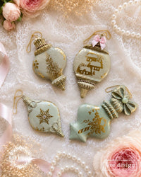 New! Winter Luxe Blanks Mould, Decor Moulds® - Winter Luxe Blanks, Holiday Ornament Mould