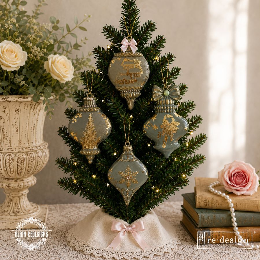 New! Winter Luxe Blanks Mould, Decor Moulds® - Winter Luxe Blanks, Holiday Ornament Mould