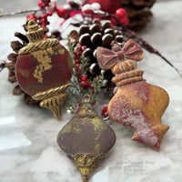 New! Winter Luxe Blanks Mould, Decor Moulds® - Winter Luxe Blanks, Holiday Ornament Mould