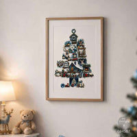 Quiet Country Blue Transfers, Middy Plus Transfers® - Quiet Country Blue