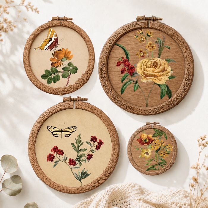 New! Artisan’s Frame Mould, Decor Moulds® - Artisan’s Frame, Embroidery Hoop Mould