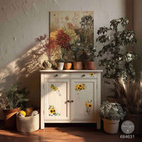 Sunflower Transfers, H2O Transfers Single Sheet - Rustic Amber Petals