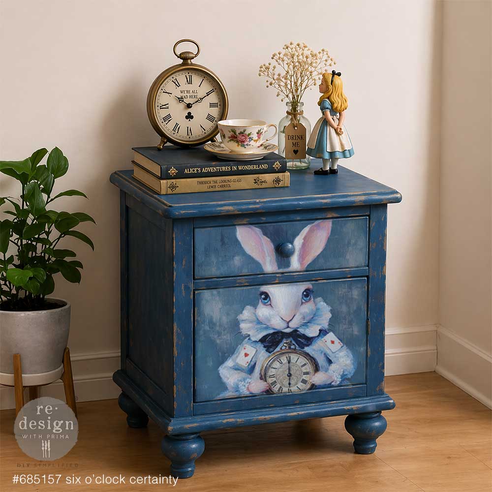 A3 Decoupage Fiber - Six O’Clock Certainty