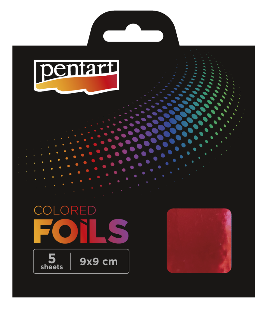 Colored Foil Sheets 5 Sheets Pack