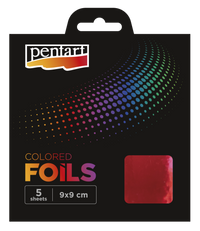 Colored Foil Sheets 5 Sheets Pack