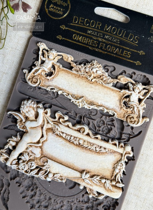 Decor Moulds® - Ombres Florales - 1 pc, 5"x10"x8mm