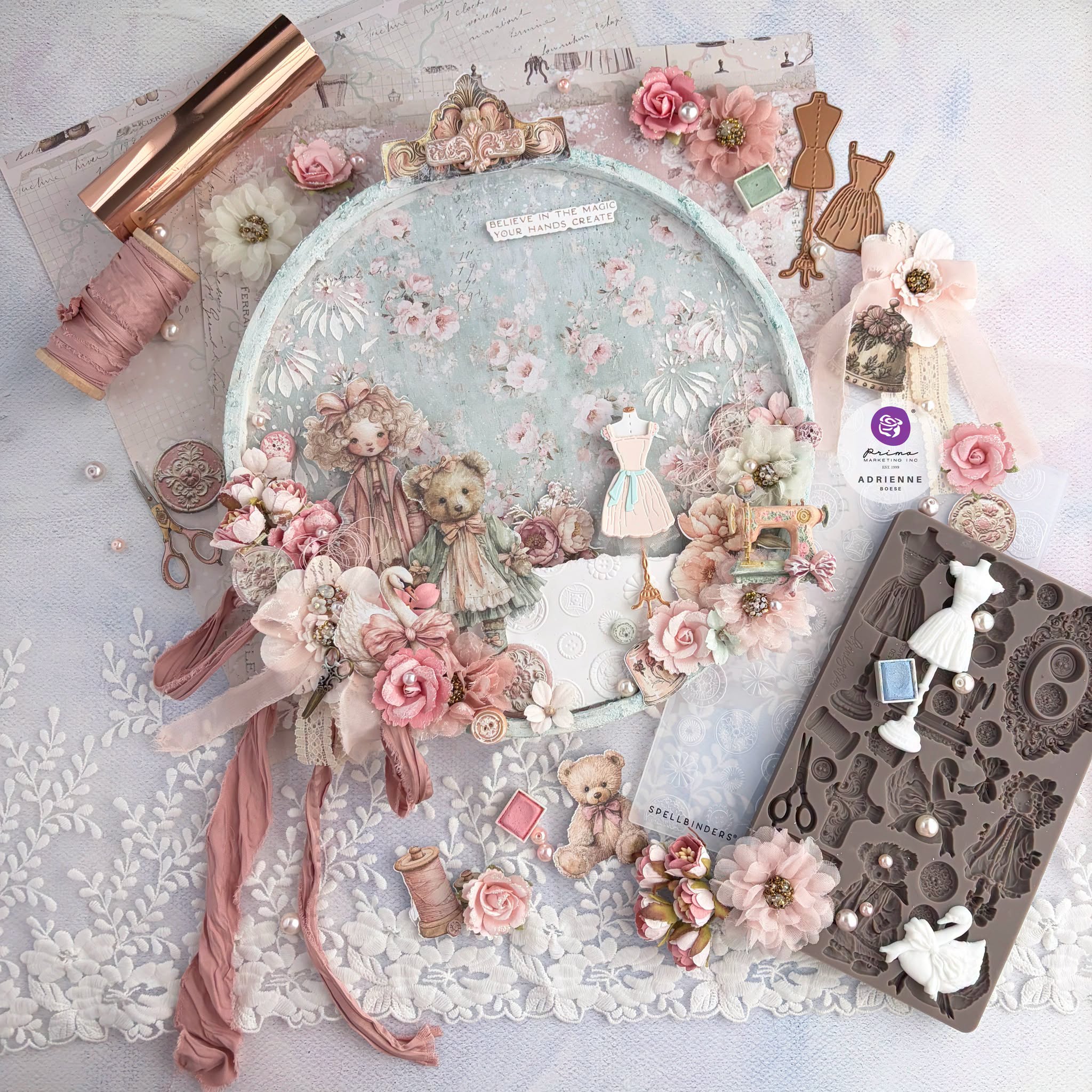 Buttons & Keepsakes Collection Decor Moulds® Sewing Designs, Frank Garcia Mould