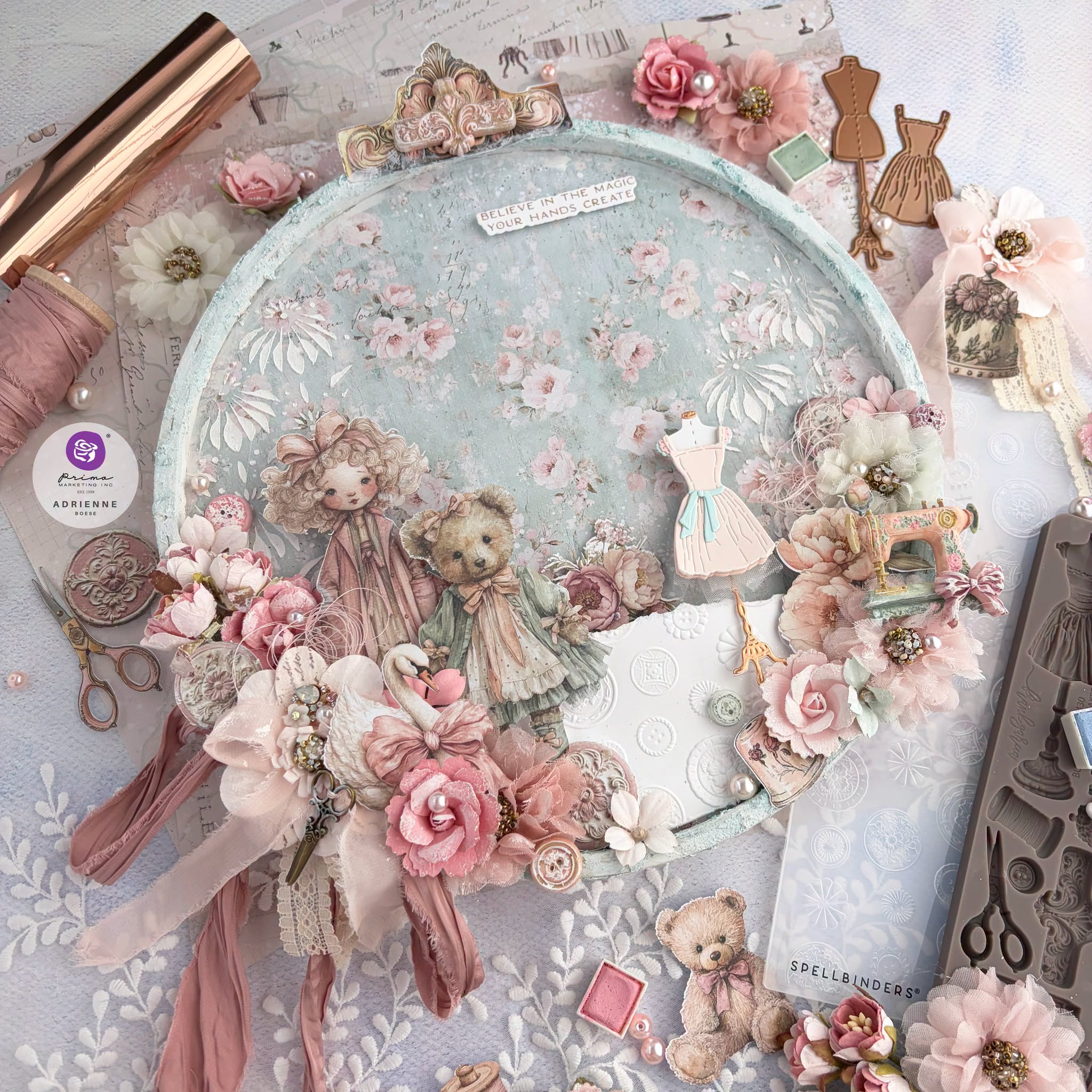 Buttons & Keepsakes Collection Decor Moulds® Sewing Designs, Frank Garcia Mould