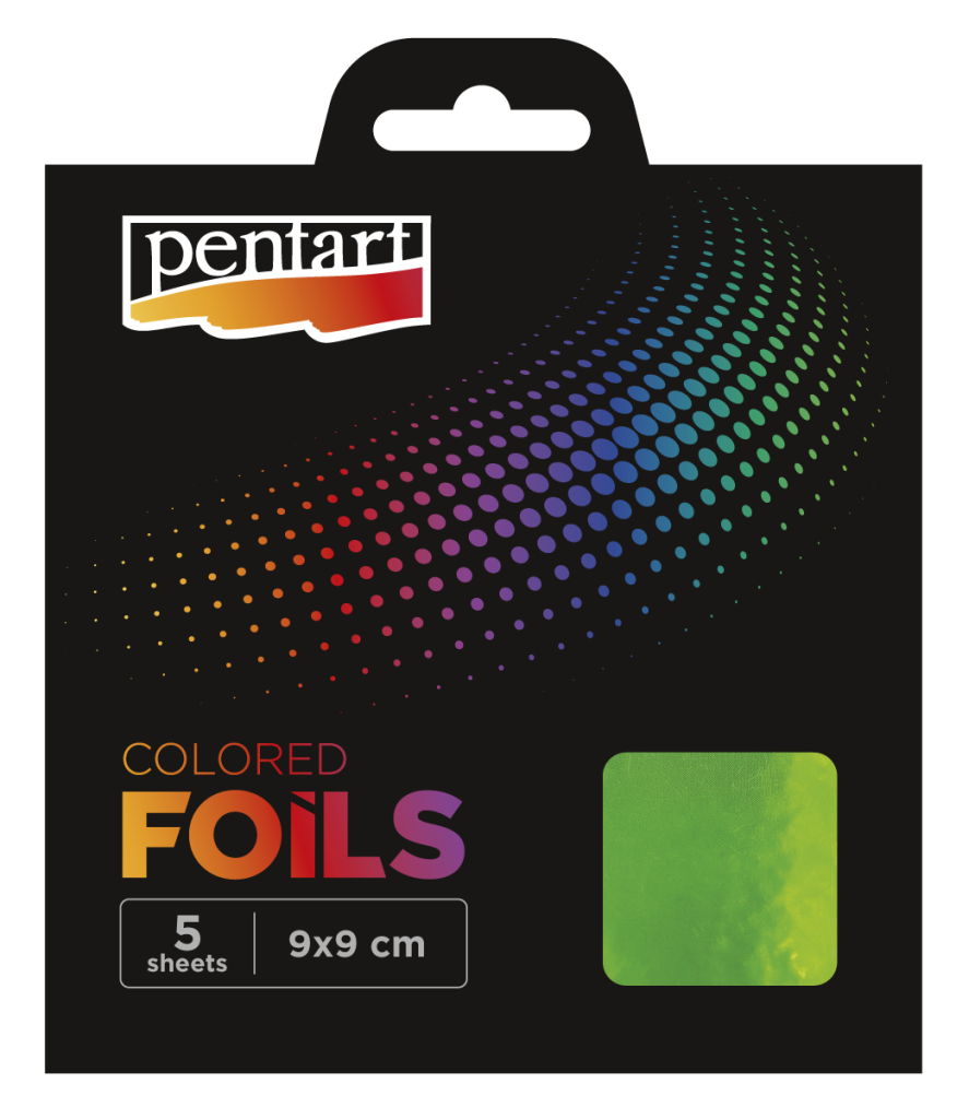 Colored Foil Sheets 5 Sheets Pack