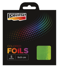 Colored Foil Sheets 5 Sheets Pack