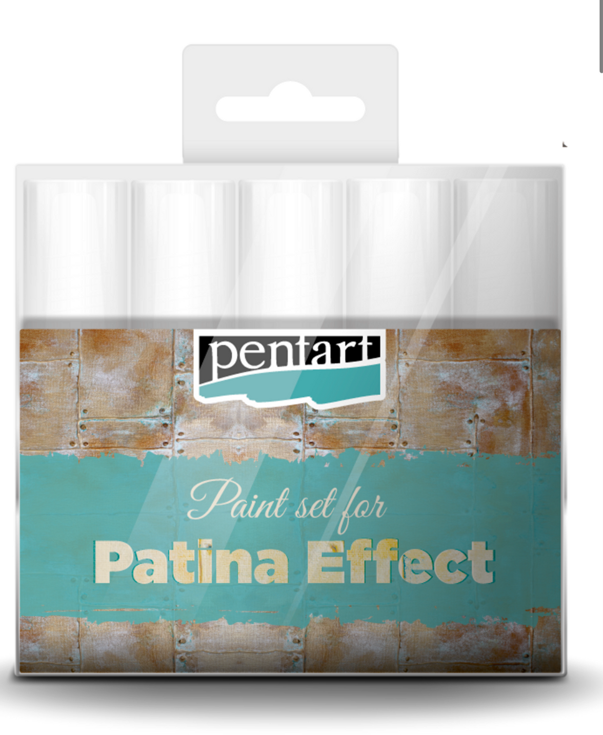 Pentart Patina Effect  Acrylic Paint Set, design by Pentart, arts & entertainment > hobbies & creative arts > arts & crafts, for decoupage and crafting
