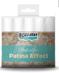 Pentart Patina Effect  Acrylic Paint Set, design by Pentart, arts & entertainment > hobbies & creative arts > arts & crafts, for decoupage and crafting