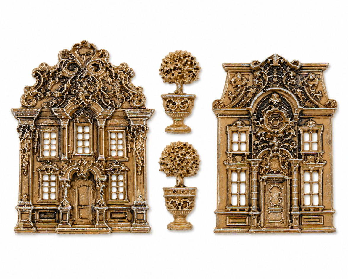 Baroque Houses Silicone Mould – LaBlanche House Mould