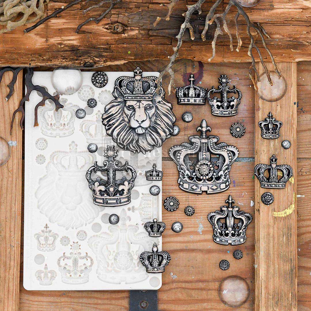 Finnabair Moulds – Regalia, Silicone Mould, Crown Mould