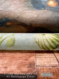 A1 Decoupage Fiber – Antique Labels – 1 sheet, A1 size