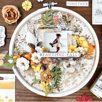 Autumn Sunset Journal Card,  3X4 Journaling Cards, Notecards