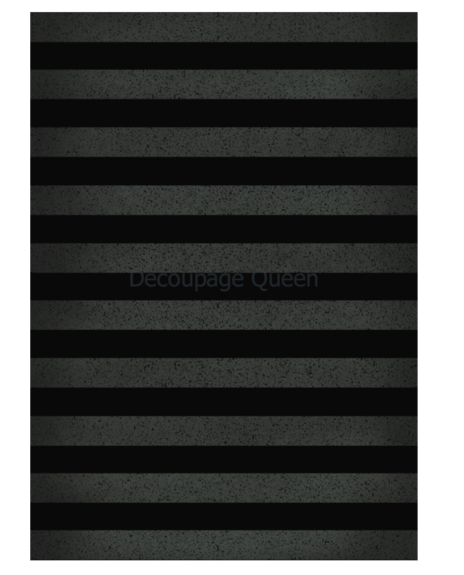 Black and Grey Stripes, Dainty and the Queen, rice paper design by Decoupage queen, arts & entertainment > hobbies & creative arts > arts & crafts, for decoupage and crafting