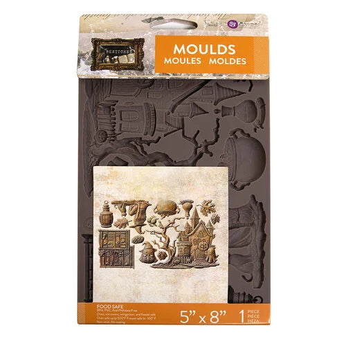 Bewitched Collection Mould - Bewitched Mould - 1 pc, 5"x8"x8mm