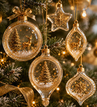 NoeL Elegance Mould, Decor Moulds® - NoeL Elegance Silicone Mould, Shadow Box Christmas Mould