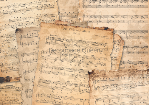Decoupage Queen Dainty and the Queen - Fur Elise