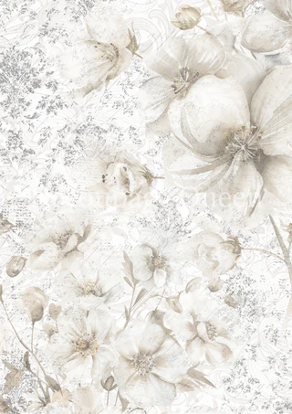Delicate Flower, Dainty & the Queen, rice paper design by Decoupage queen, arts & entertainment > hobbies & creative arts > arts & crafts > art & crafting materials > art & craft paper > drawing & painting paper, for decoupage and crafting