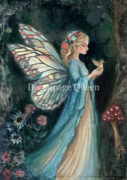 Vellum Paper - Teresa Rene Art - Meadow Fairy