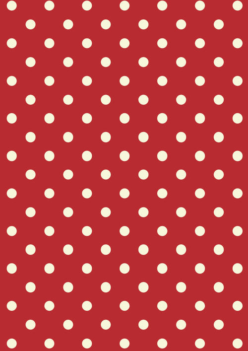 Red with White Dots
