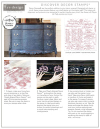 Redesign Decor Stamp - Royal Flourish - 12"x12" (4 pcs)