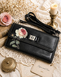 Black Leather Wallet - Leather Wallet