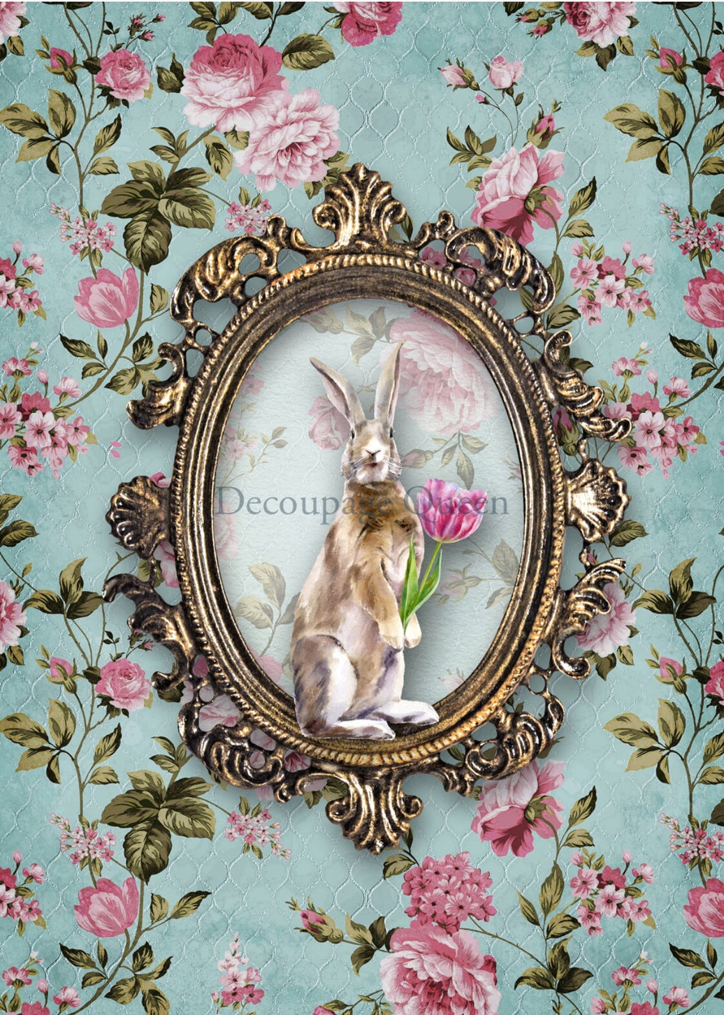 Mr. Cottontail 0547, rice paper design by Decoupage queen, arts & entertainment > hobbies & creative arts > arts & crafts, for decoupage and crafting