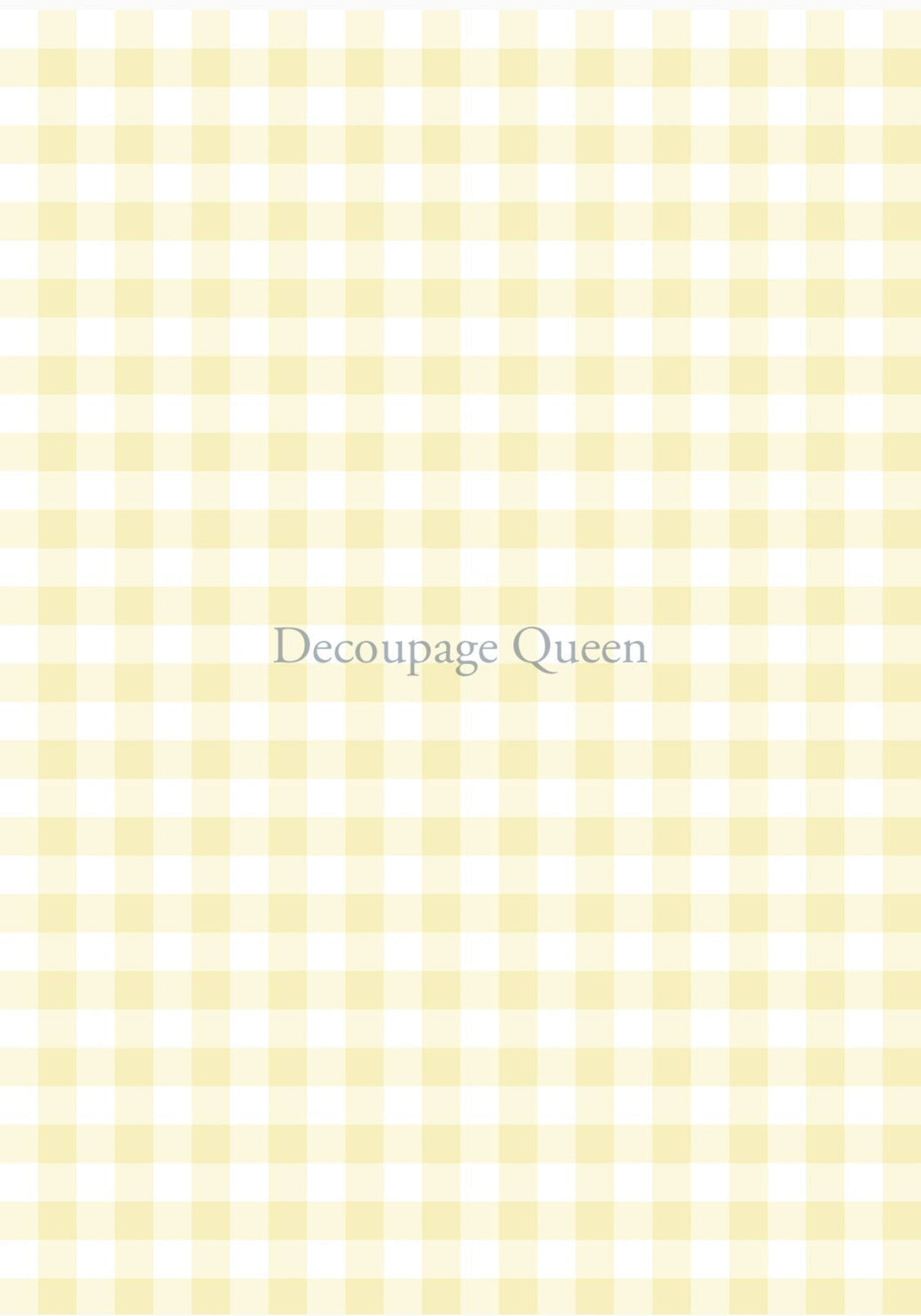 Yellow Gingham 0544, rice paper design by Decoupage queen, arts & entertainment > hobbies & creative arts > arts & crafts, for decoupage and crafting
