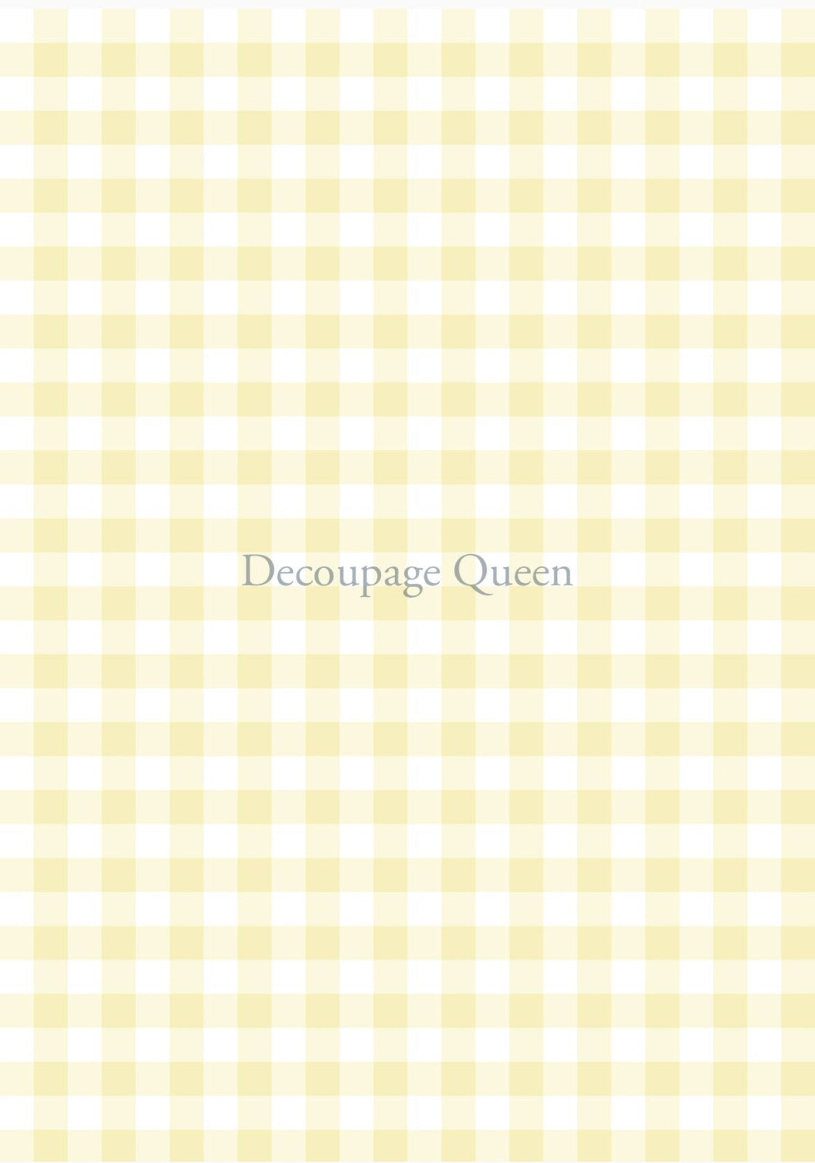 Yellow Gingham 0544, rice paper design by Decoupage queen, arts & entertainment > hobbies & creative arts > arts & crafts, for decoupage and crafting